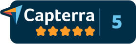 Capterra 5 stars rating