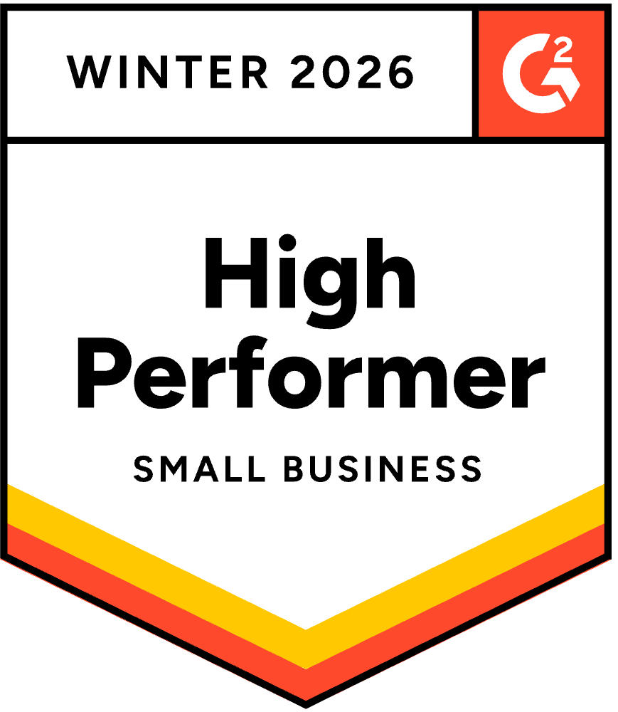 G2 High Performer Small Business Winter 2026